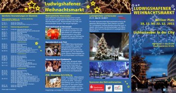 Programm Weihnachtsmarkt - Heute für Morgen