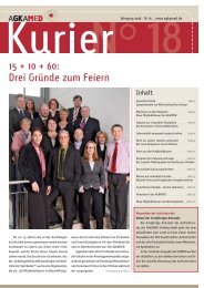 Ausgabe 18 - AGKAMED