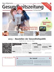 Neue Allgemeine Gesundheitszeitung für Deutschland, Nr . 70, Januar