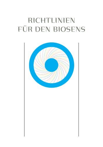 RICHTLINIEN FÜR DEN BIOSENS - Theomedizin.de