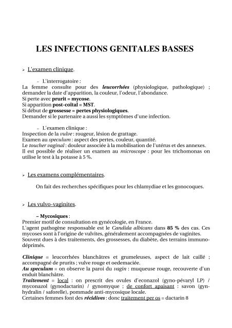 infection muqueuse infection muqueuse