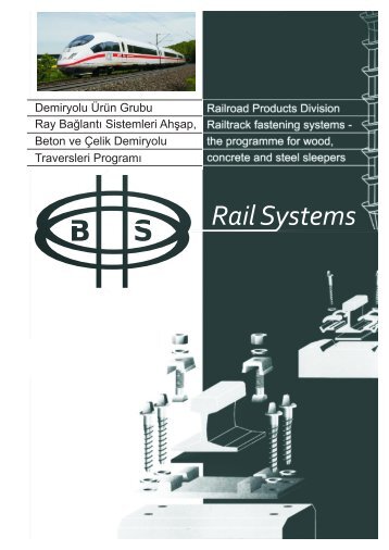 Demiryolu Ürün Grubu Ray Bağlantı Sistemleri Ahşap, Beton ve ...
