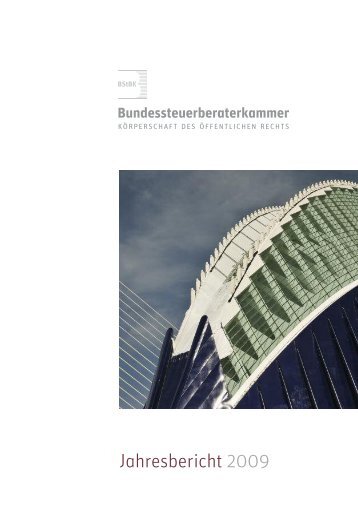 Jahresbericht 2009 - Bundessteuerberaterkammer