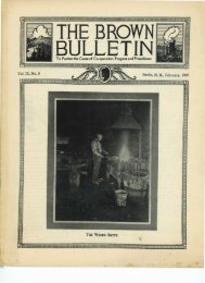 THE BROWN BULLETIN - Berlin and Coös County Historical Society