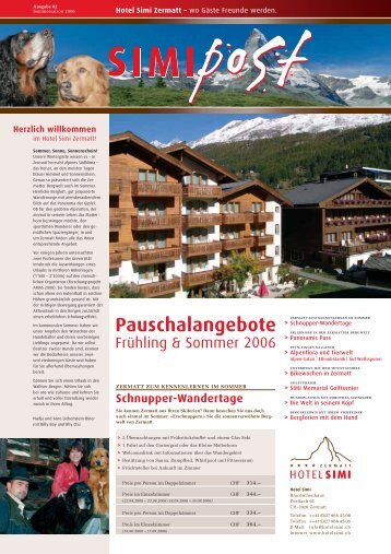 Pauschalangebote - Hotel Simi