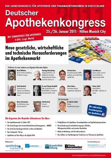 Apothekenkongress - Dr. Angerer Marketing International