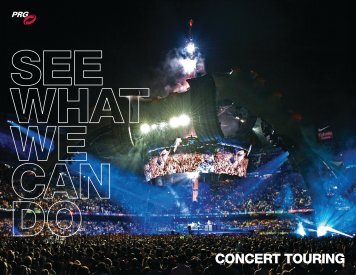 Download Our Concert Touring Brochure - PRG