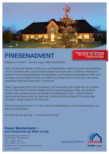 FRIESENADVENT - Luwoge