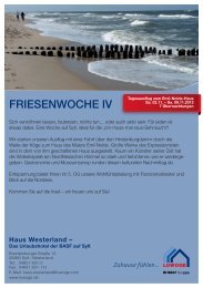 FRIESENWOCHE IV - Luwoge