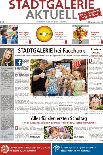 STADTGALERIE bei Facebook - STADTGALERIE, Schweinfurt