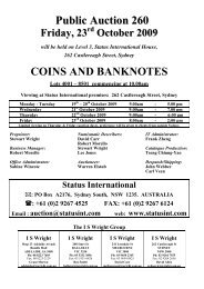 Public Auction 260 - Status International