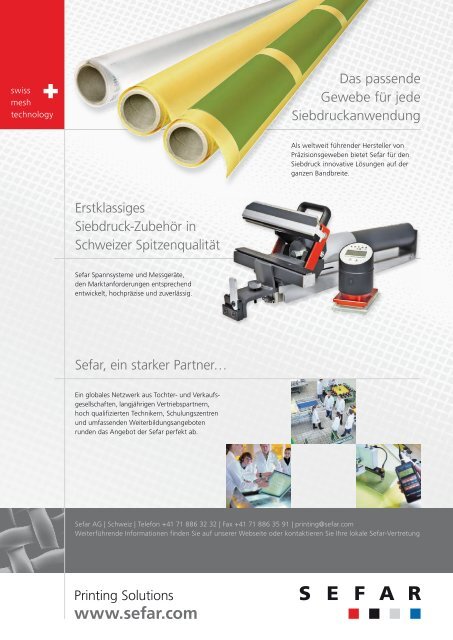 Siebdruckkatalog 2010 - Walter Schulze GmbH