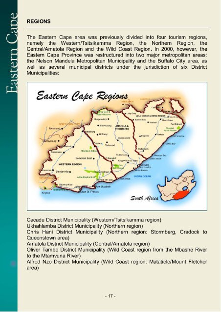 Eastern Cape Provincial Article - South African Vacations