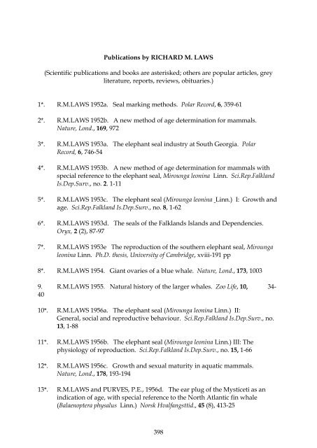 Part III: Antarctica and Academe - Scott Polar Research Institute