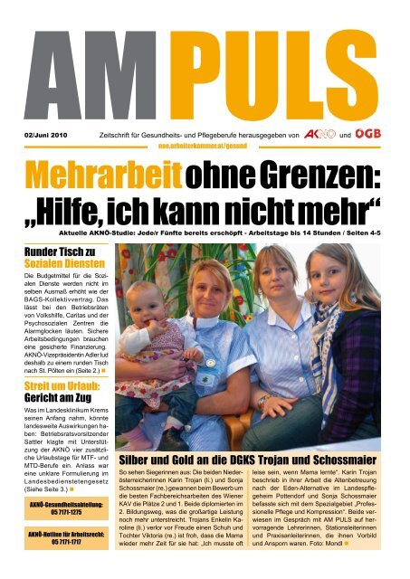Am Puls2/2010 (pdf 1,2 mb) - AK - Niederösterreich - Arbeiterkammer