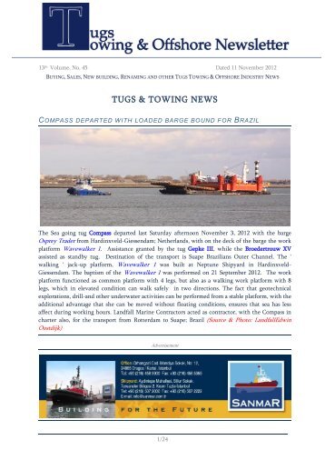 Download Newsletter 45 2012 - Towingline.com