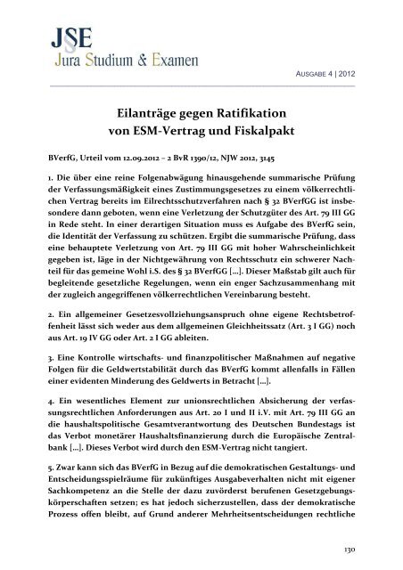 Christian F. Majer - Zeitschrift Jura Studium & Examen