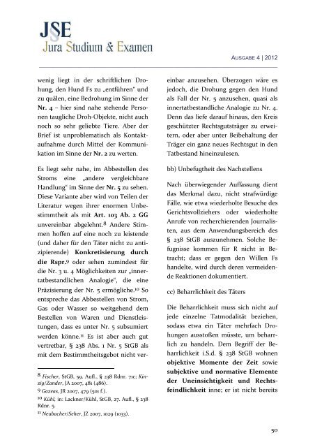 Christian F. Majer - Zeitschrift Jura Studium & Examen