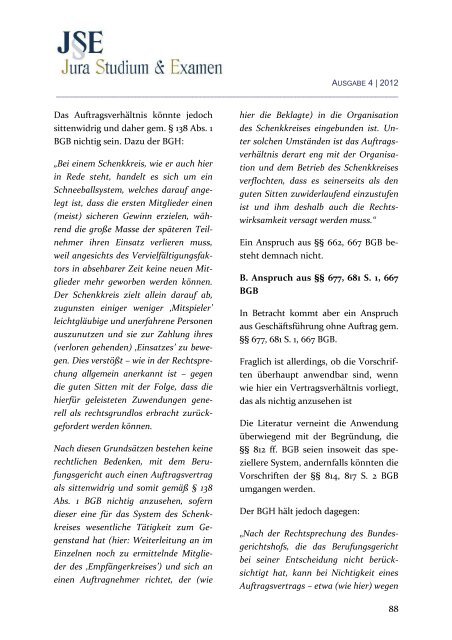 Christian F. Majer - Zeitschrift Jura Studium & Examen