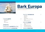 THE BARK EUROPA 02 AntARcticA 06 ... - Classic Sailing