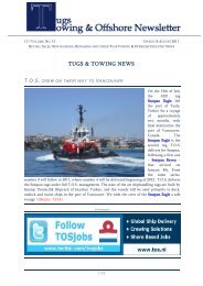 Tugs & towing news - Towingline.com