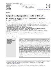 Surgical hand preparation: state-of-the-art - CCIH