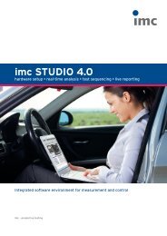 imc STUDIO (PDF) - imc Meßsysteme GmbH