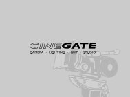 Cinegate Studio Guide (pdf) - mastermoves