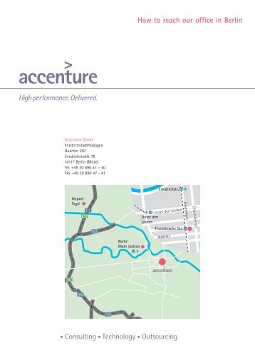 How to reach our office in Berlin - Accenture