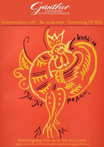 Sammlung Dr. Lothar Bolz - Dresden-kunstauktion.de