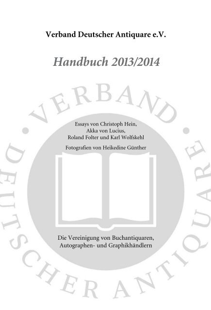 PDF-Download - Verband Deutscher Antiquare e.V.