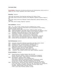 View Tanja Ostojic's CV - Brooklyn Museum