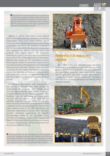 A new face drilling rig for narrow tunnels and ... - Advanced Mining