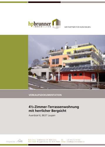 4½-Zimmer-Terrassenwohnung mit herrlicher Bergsicht