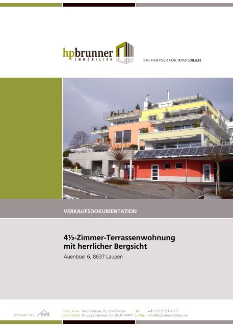 4½-Zimmer-Terrassenwohnung mit herrlicher Bergsicht