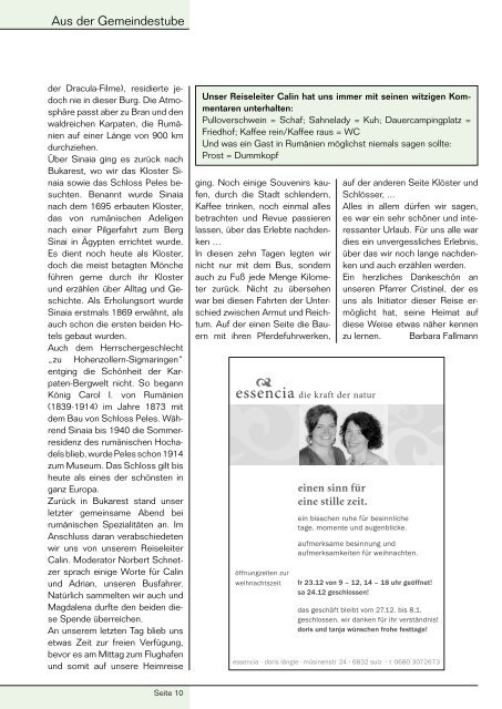 Gemeindezeitung 3/11 - Gemeinde Sulz