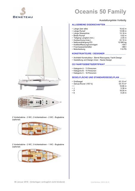 Oceanis 50 Family - Hoz