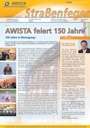 150 Jahre in Bewegung – - Awista