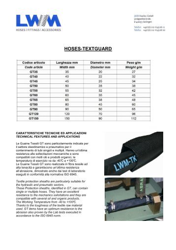 HOSES-TEXTGUARD - LWM HosAcc GmbH