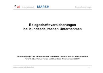 Consumer-Studie - Marsh