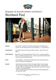 1. Bernhard Paul - Biografie (PDF) - Circus Roncalli