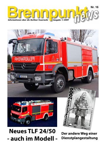 Brennpunkt news Nr. 16 - Feuerwehrmuseum Berlin