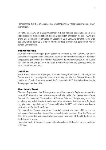 elektronisch lesen - HPD Graubünden