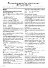 Seite 28-31 - Amtlicher Teil - Markkleeberg Online