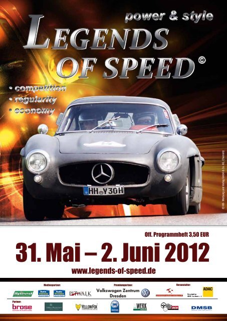 Programmheft von 2012 - Legends Of Speed