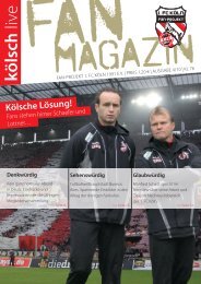 Rentier op Kölsch! - Fan-Projekt des 1. FC Köln
