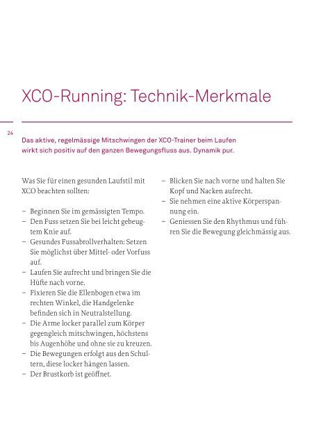 Walking und Running mit XCO - Helsana Versicherungen AG