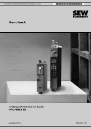 Feldbusschnittstelle DFE32B PROFINET IO - Download - SEW ...