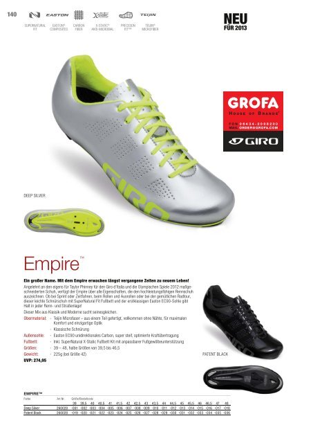 GIRO Shoes 2013 - Grofa