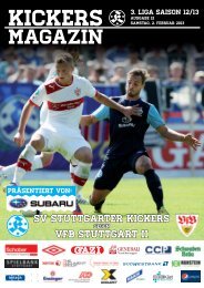 pdf mit - SV Stuttgarter Kickers